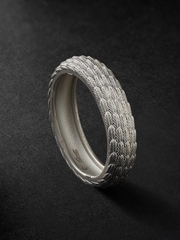 Textured Sterling Silver Ring