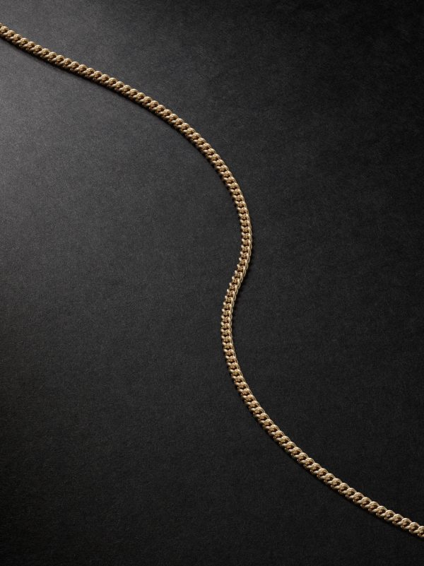 14-Karat Gold Curb Chain Necklace - CU