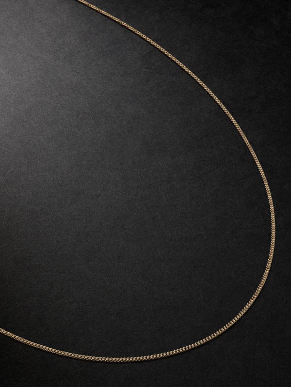 14-Karat Gold Curb Chain Necklace