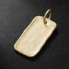 Textured 14-Karat Gold Pendant
