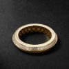 Knife Edge 14-Karat Gold Diamond Ring - BK Knife Edge 14-Karat Gold Diamond Ring - BK