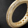 Knife Edge 14-Karat Gold Diamond Ring - CU Knife Edge 14-Karat Gold Diamond Ring - CU