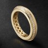 Knife Edge 14-Karat Gold Diamond Ring Knife Edge 14-Karat Gold Diamond Ring