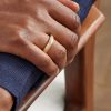 Knife Edge 14-Karat Gold Diamond Ring - OU Knife Edge 14-Karat Gold Diamond Ring - OU