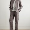 Herringbone Silk-Seersucker Overshirt - OU Herringbone Silk-Seersucker Overshirt - OU