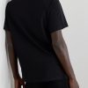 Logo-Flocked Cotton-Jersey T-Shirt - BK