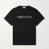 Logo-Flocked Cotton-Jersey T-Shirt