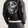 Enfant en Chaine Printed Cotton Track Jacket - BK Enfant en Chaine Printed Cotton Track Jacket - BK