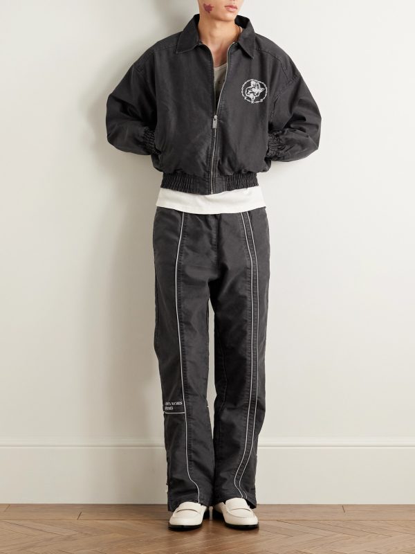 Enfant en Chaine Printed Cotton Track Jacket - OU Enfant en Chaine Printed Cotton Track Jacket - OU