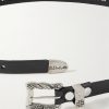 2cm Studded Leather Belt - E1 2cm Studded Leather Belt - E1