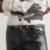 2cm Studded Leather Belt - FR 2cm Studded Leather Belt - FR