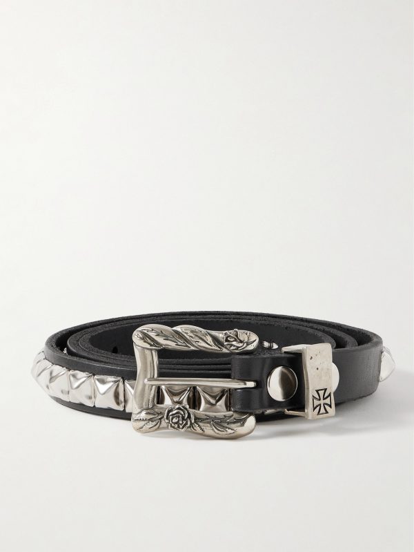 2cm Studded Leather Belt 2cm Studded Leather Belt