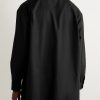 Lukre Oversized Cotton and Cashmere-Blend Twill Shirt - BK Lukre Oversized Cotton and Cashmere-Blend Twill Shirt - BK