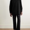 Lukre Oversized Cotton and Cashmere-Blend Twill Shirt - OU Lukre Oversized Cotton and Cashmere-Blend Twill Shirt - OU