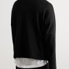 Gallagher Cotton and Cashmere-Blend Half-Zip Sweater - BK