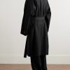Eugene Belted Cotton-Poplin Coat - BK Eugene Belted Cotton-Poplin Coat - BK