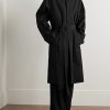 Eugene Belted Cotton-Poplin Coat - OU Eugene Belted Cotton-Poplin Coat - OU