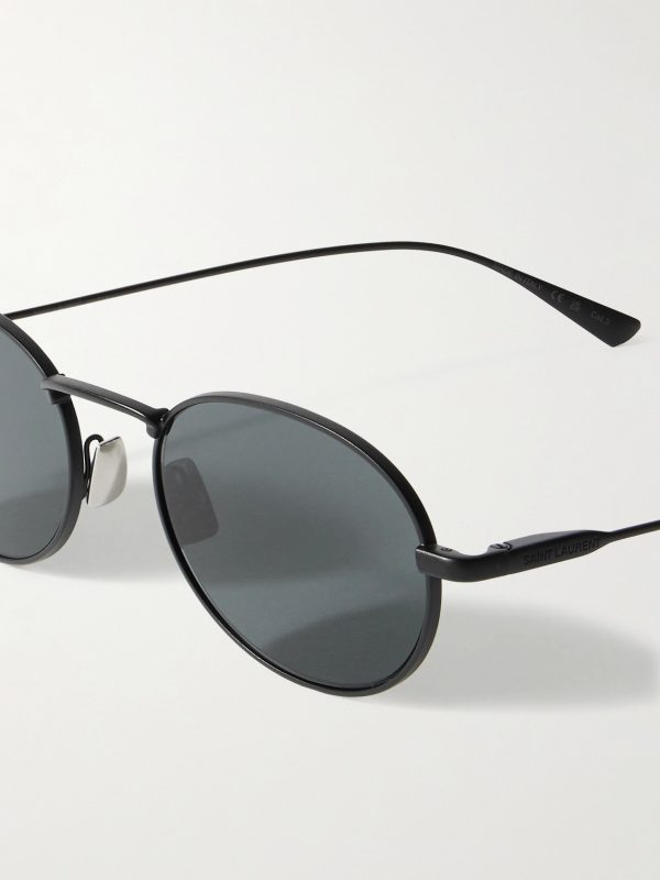Round-Frame Metal Sunglasses - CU
