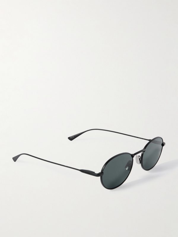 Round-Frame Metal Sunglasses - FR