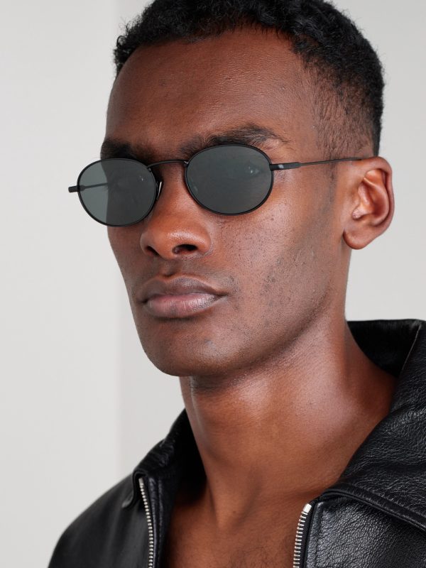 Round-Frame Metal Sunglasses - OU