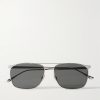Aviator-Style Silver-Tone Sunglasses Aviator-Style Silver-Tone Sunglasses
