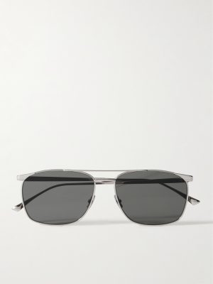 Aviator-Style Silver-Tone Sunglasses Aviator-Style Silver-Tone Sunglasses
