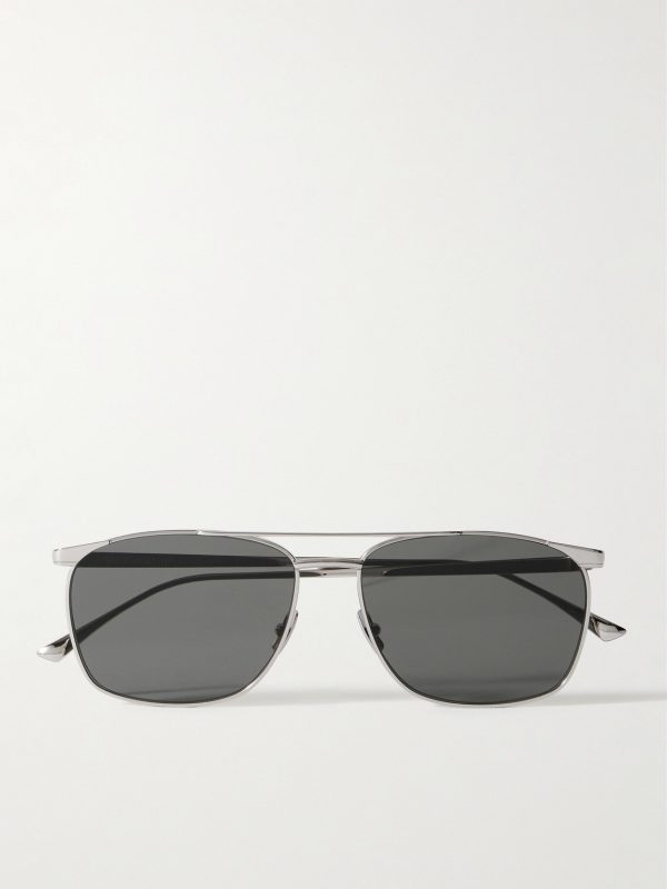 Aviator-Style Silver-Tone Sunglasses Aviator-Style Silver-Tone Sunglasses
