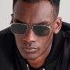 Aviator-Style Silver-Tone Sunglasses - OU Aviator-Style Silver-Tone Sunglasses - OU