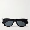 Square-Frame Acetate Sunglasses