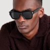 Square-Frame Acetate Sunglasses - OU
