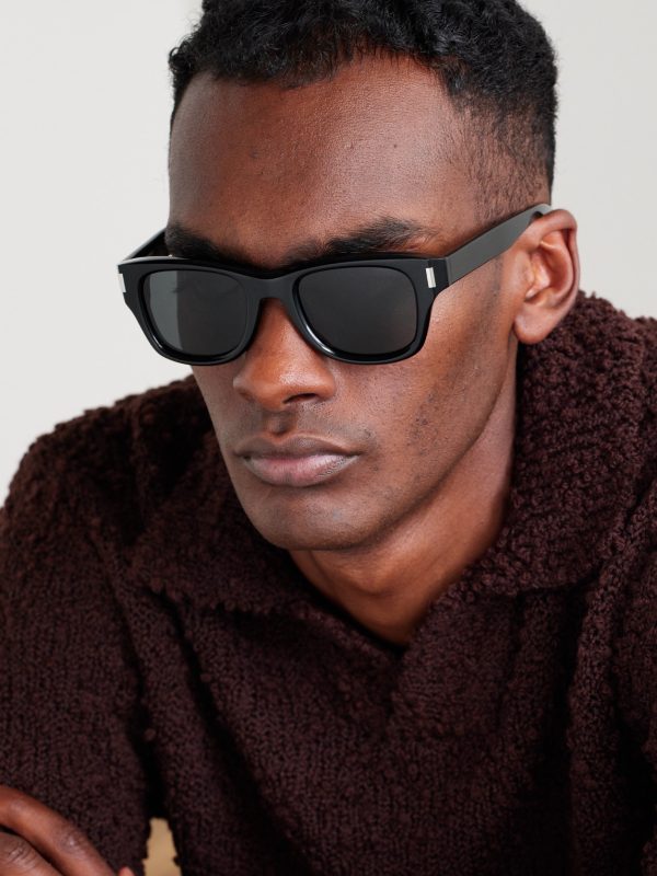 Square-Frame Acetate Sunglasses - OU