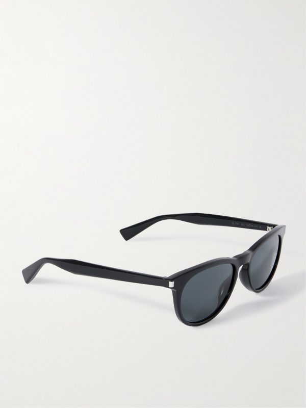 Round-Frame Recycled-Acetate Sunglasses - FR