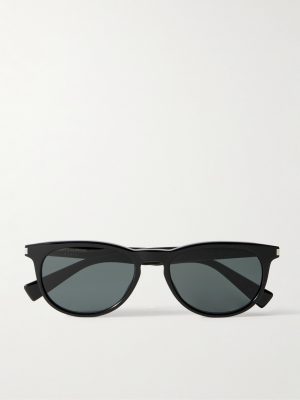 Round-Frame Recycled-Acetate Sunglasses