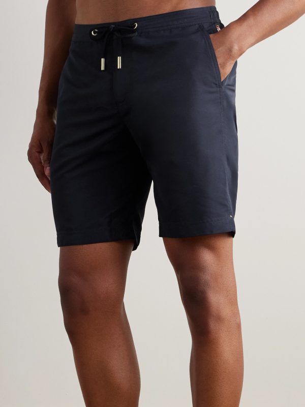 Dane Straight-Leg Long-Length Swim Shorts - OU Dane Straight-Leg Long-Length Swim Shorts - OU
