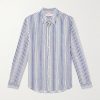 Giles Slim-Fit Striped Lyocell Shirt Giles Slim-Fit Striped Lyocell Shirt