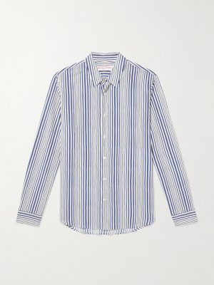 Giles Slim-Fit Striped Lyocell Shirt