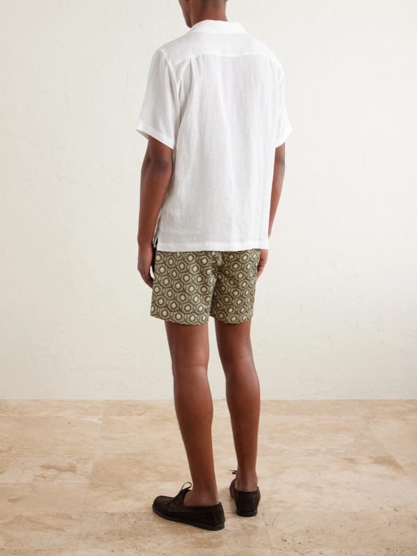 Maitan II Camp-Collar Linen Shirt - BK Maitan II Camp-Collar Linen Shirt - BK