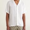 Maitan II Camp-Collar Linen Shirt - FR Maitan II Camp-Collar Linen Shirt - FR