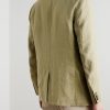 Garret Unstructured Linen Suit Jacket - BK