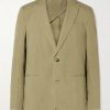 Garret Unstructured Linen Suit Jacket