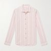 Giles Slim-Fit Striped Cotton Shirt Giles Slim-Fit Striped Cotton Shirt