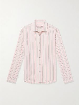 Giles Slim-Fit Striped Cotton Shirt Giles Slim-Fit Striped Cotton Shirt