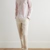 Giles Slim-Fit Striped Cotton Shirt - OU Giles Slim-Fit Striped Cotton Shirt - OU