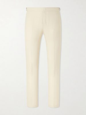 Griffon Tapered Linen Trousers