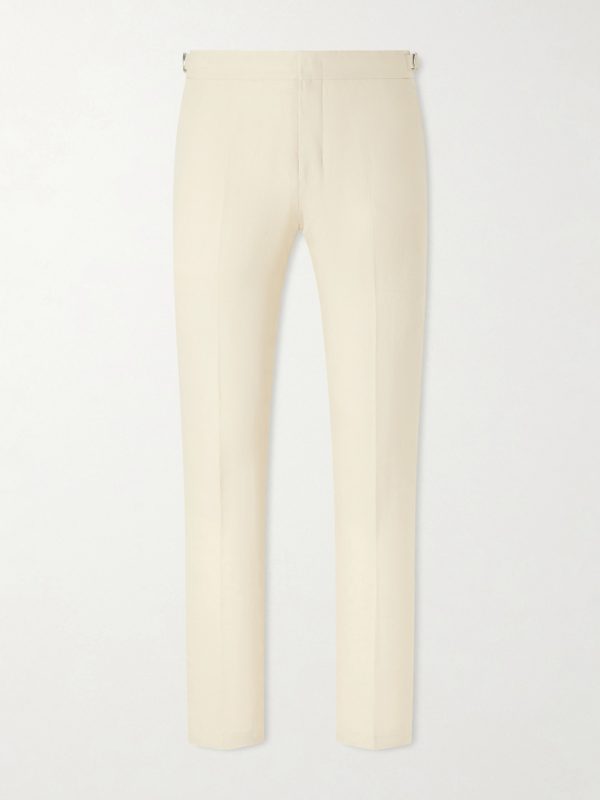Griffon Tapered Linen Trousers