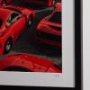Framed Ferrari F40 Print, 16" x 20" - CU Framed Ferrari F40 Print, 16" x 20" - CU
