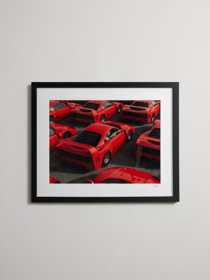 Framed Ferrari F40 Print, 16" x 20"