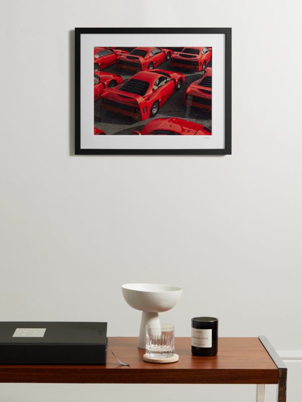Framed Ferrari F40 Print, 16" x 20" - OU Framed Ferrari F40 Print, 16" x 20" - OU