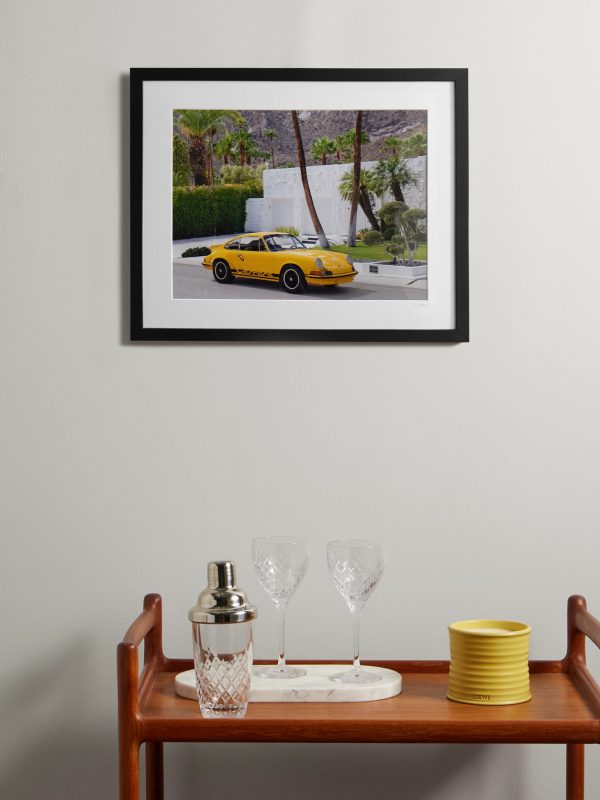 Framed 2024 Porsche CarreraPS in Palm Springs Print, 16" x 20" - OU
