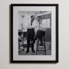 Framed 1965 Dean Martin and Frank Sinatra Recording in LA Print, 16" x 20" Framed 1965 Dean Martin and Frank Sinatra Recording in LA Print, 16" x 20"